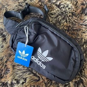 NWT black adidas fanny pack